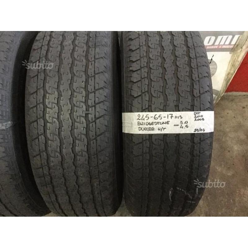 Gomme 245 65 17 bridgestone pneumatici usati