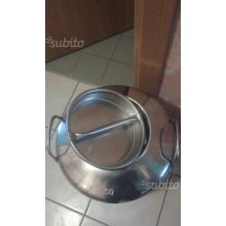 Bidone per alimenti inox