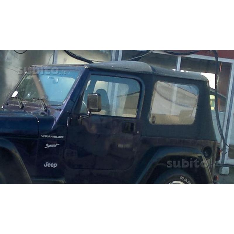 Ricambio tela Capotte Jeep Wrangler Tj Bestop96-06