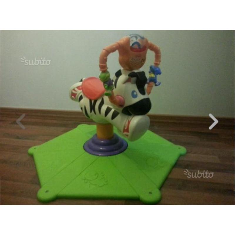 Gioco zebra calvacabile fisher price bimbo