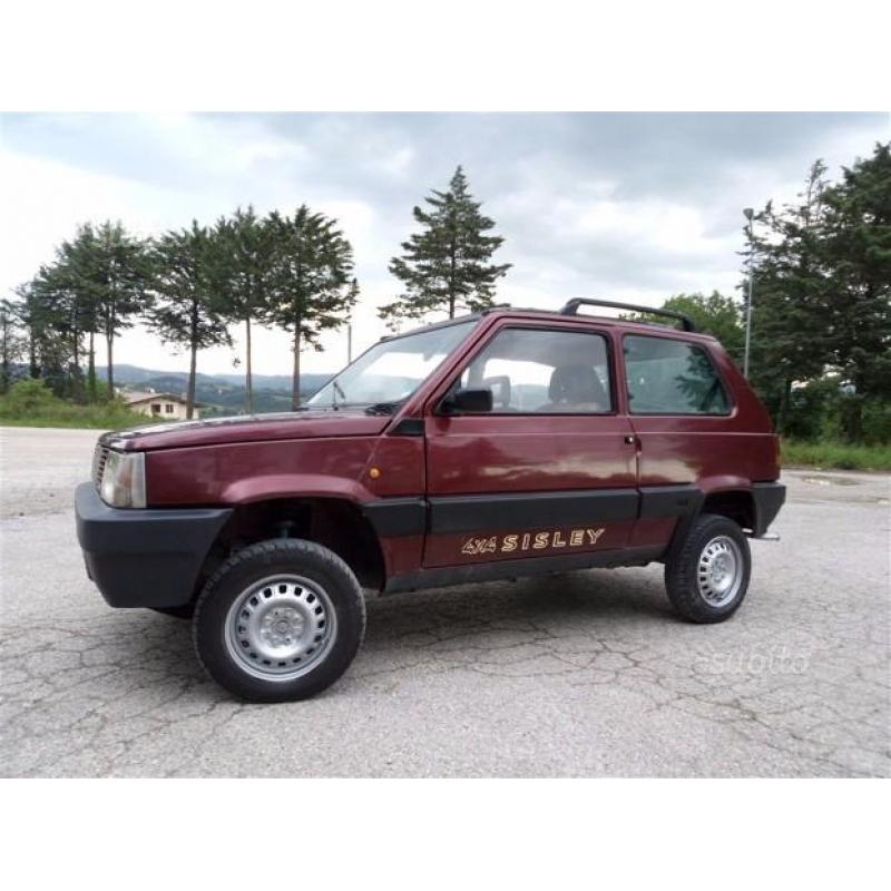 Fiat Panda 4x4 SISLEY-originale-metano-GANCIO-TR