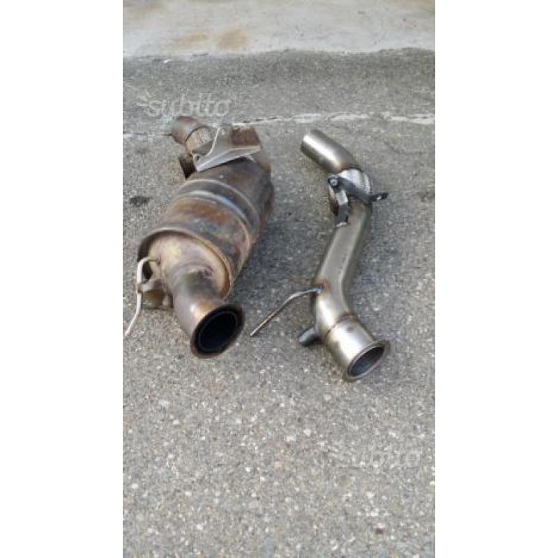 Downpipe rimozione dpf bmw