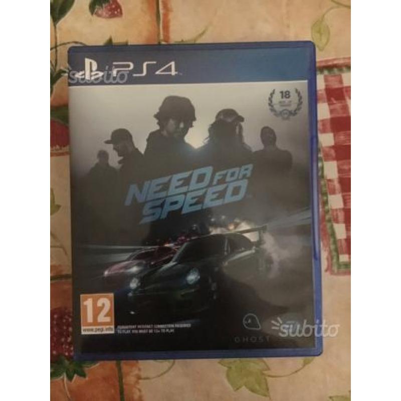 Need for speed ps4