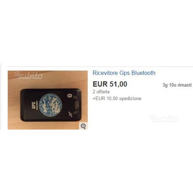 Ricevitore gps bluetooth nuovo perfetto costa 50