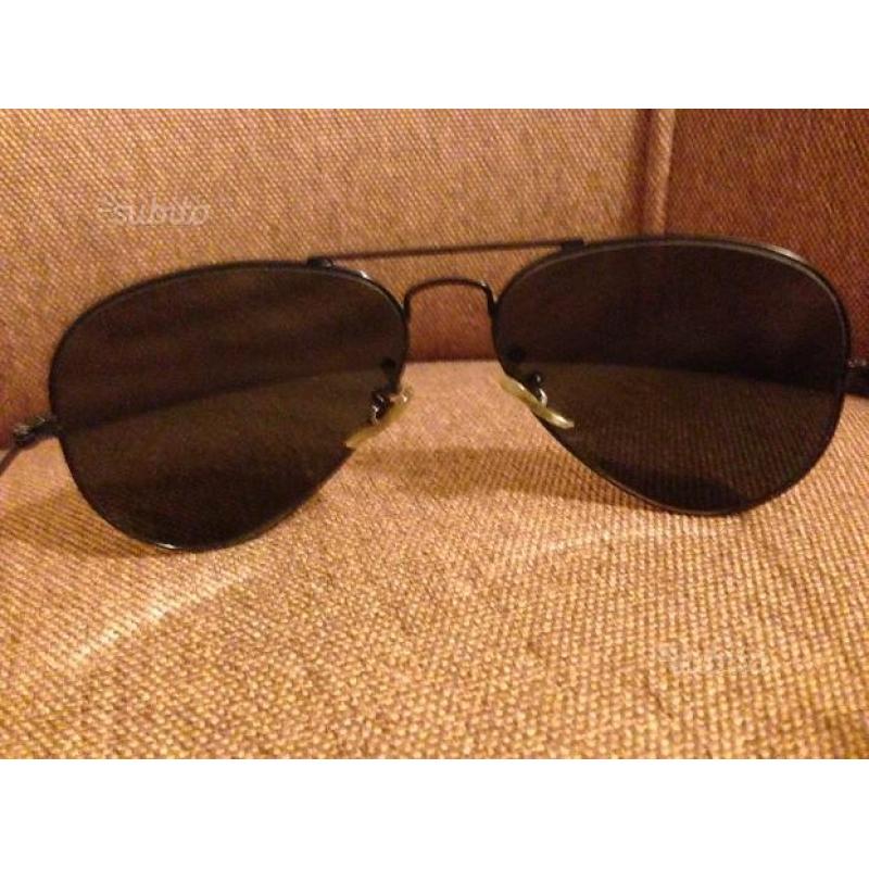 Rayban Aviator Large Metal neri