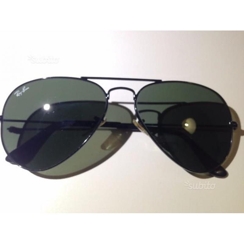 Rayban Aviator Large Metal neri