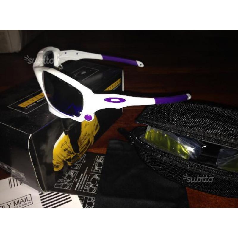 Oakley Racing Jacket - Nuovi - BIANCO/VIOLA