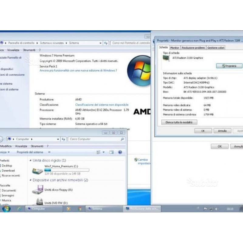 Computer Fisso RM_ECOQUIET Amd Athl X2 160gb 4gb