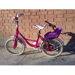 Bicicletta x bimba 4-7anni