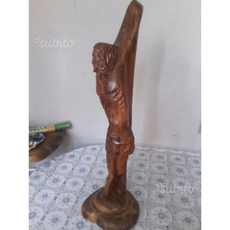 Scultura in legno pezzo unico fatto a mano