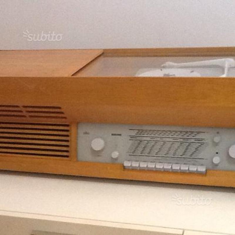 Radio giradischi Braun P k g 5-7 Anno 1958