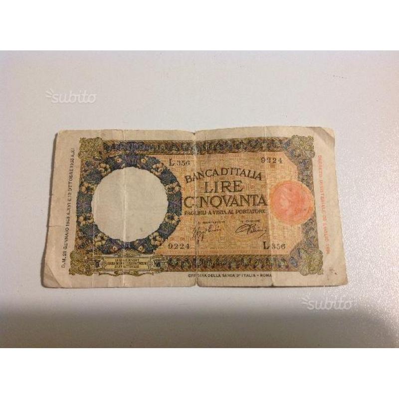 Banconota da 50 lire