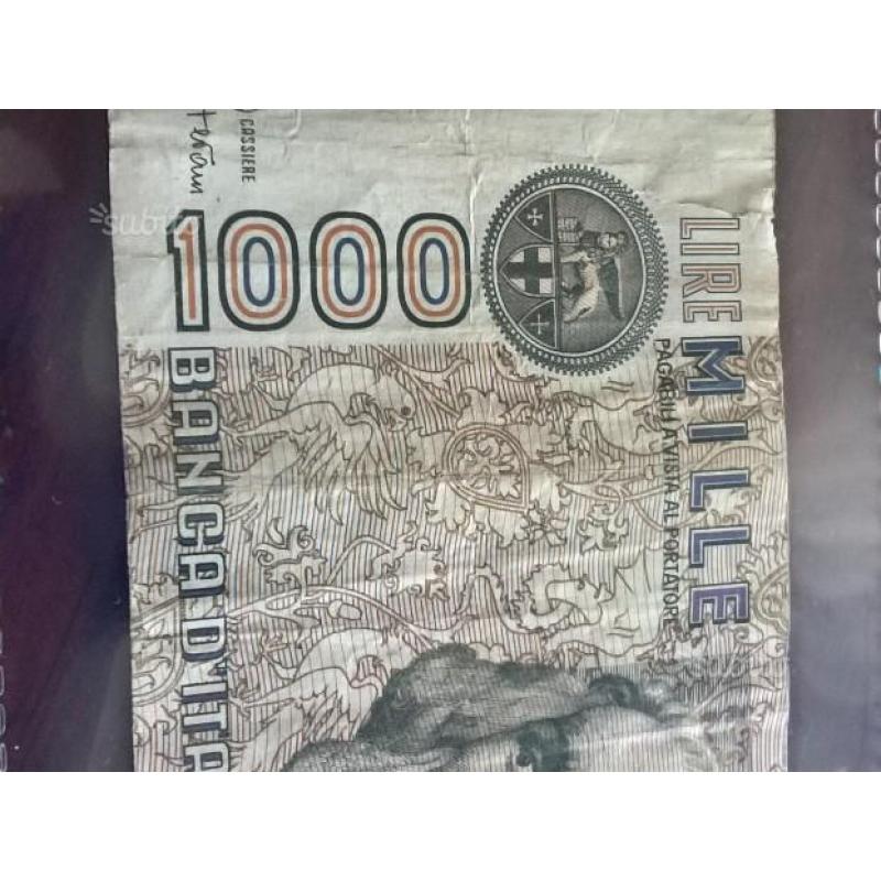 Banconota 1000 mille lire polo