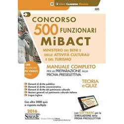 TESTO PER CONCORSO 500 funzionari Mibact