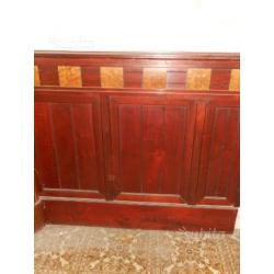 Boiserie pareti parete legno massello ciliegio 8,5