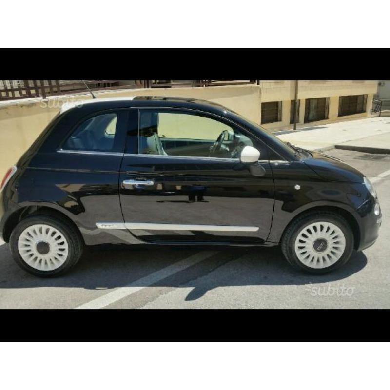 Fiat 500 lounge 2010 tetto 1.2benz km 60.000