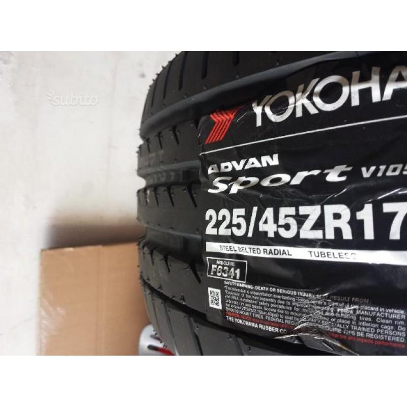 Gomme nuove estive 225/45/17 225 45 17