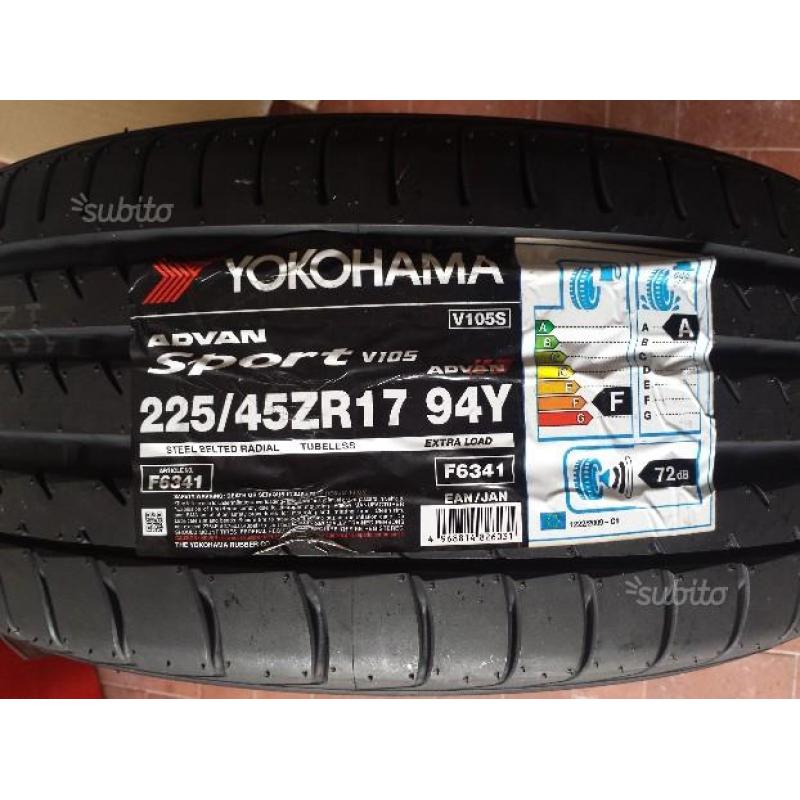 Gomme nuove estive 225/45/17 225 45 17