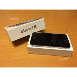 IPhone 4s Nero 16Gb iOS 9.2.1 Batteria Nuova