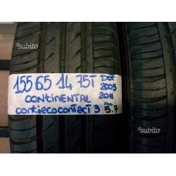 Gomme 155 65 14 continental estive usate