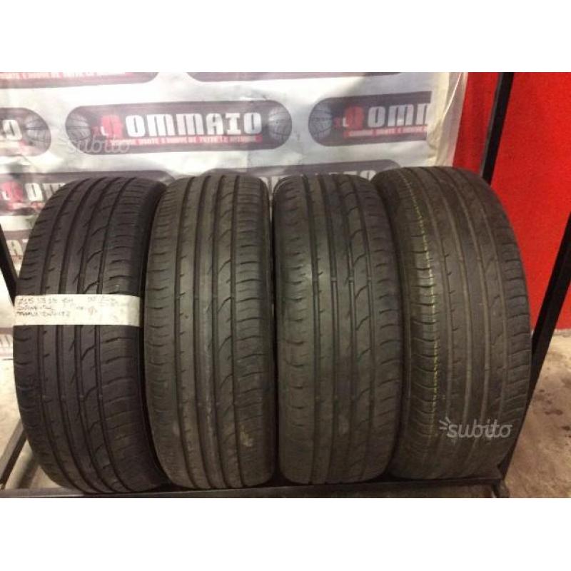 Gomme 215 55 18 continental usate estive