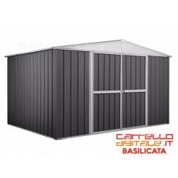 Capanno in Acciaio 350x260cm - 9mq GRIGIO SCURO