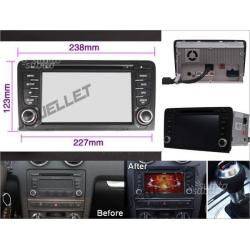 Navigatore, stereo, autoradio AUDI A3 ANDROID