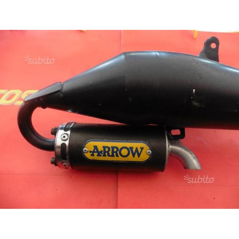 Marmitta ARROW Con Terminale Per Piaggio 50cc