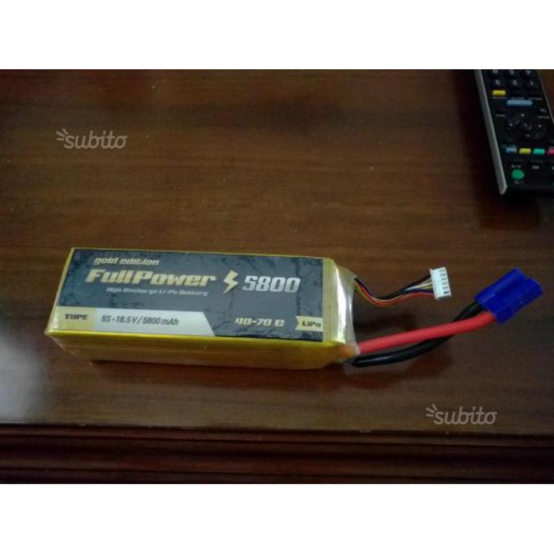 Batteria lipo 5s 18.5V 5800mah