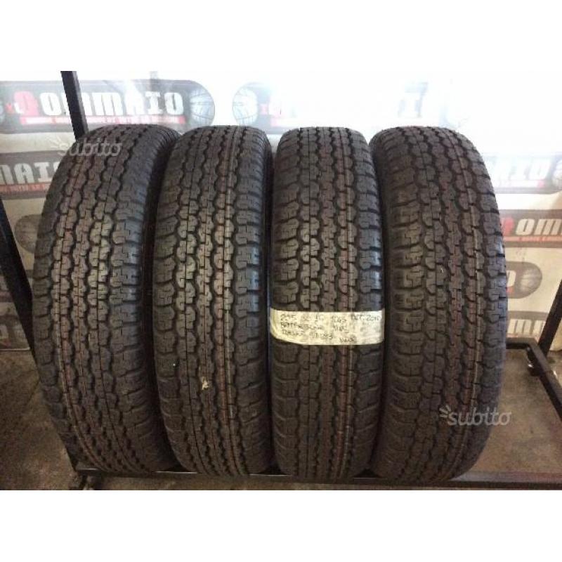 Gomme 205 80 16 bridgestone nuove 4 stagioni