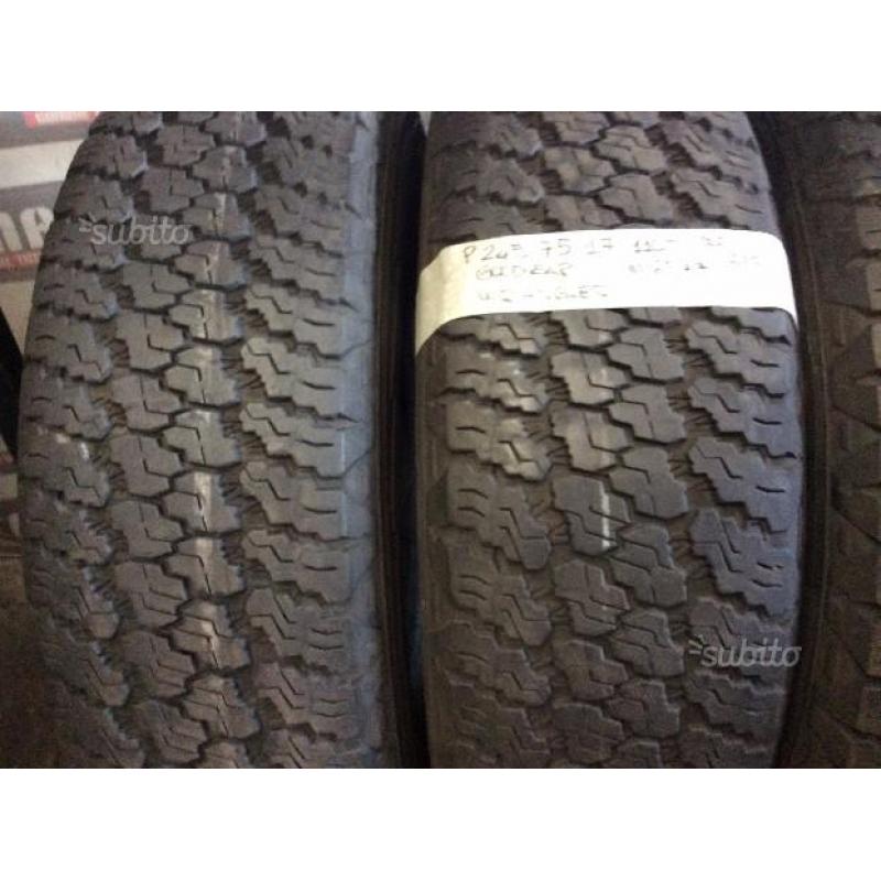 Gomme p 245 75 17 goodyear usate estive