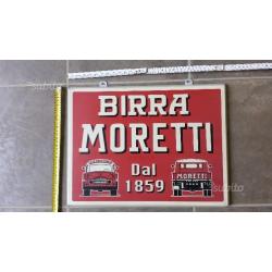 Targa Pubblicitaria BIRRA MORETTI