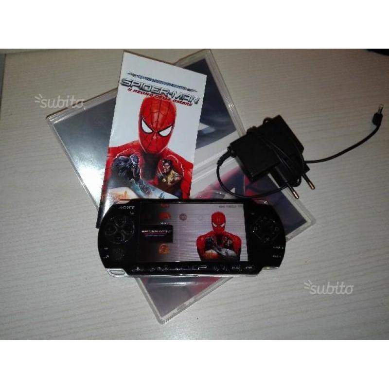 Psp slim/wi-fi+Spiderman il regno delle ombre