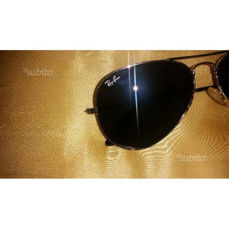 Occhiali da sole Ray Ban Aviator con lenti nuove