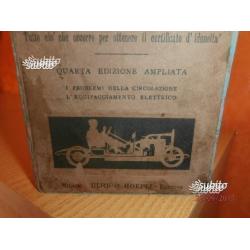 CONDUCENTE D' AUTOMOBILI libro rarissimo 1928