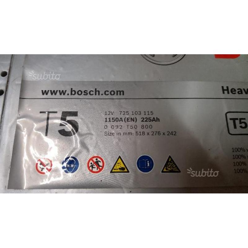 BATTERIE BOSH 225 Ah 1150 Ah