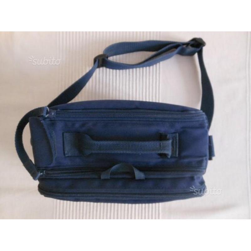 BORSA HAMA blu per fotocamera videocamera