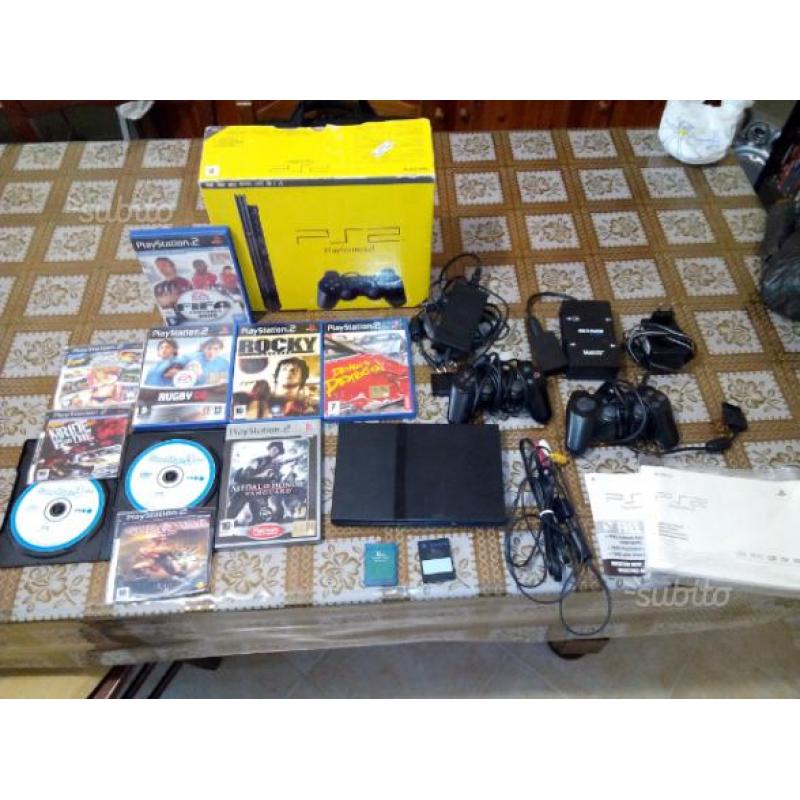 Ps2 playstation 2 con videogiochi