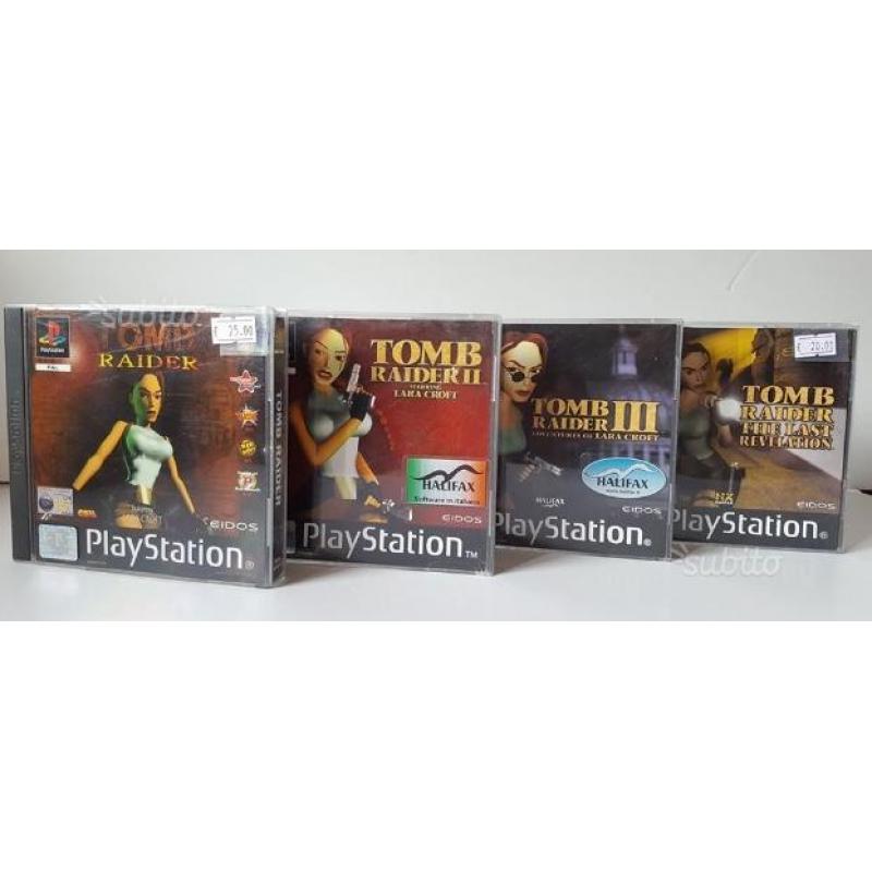 Collezione Tomb Raider e Tekken Playstation 1