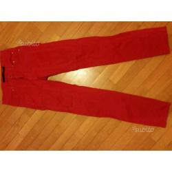 Pantalone Jeckerson uomo rosso estivo taglia 31