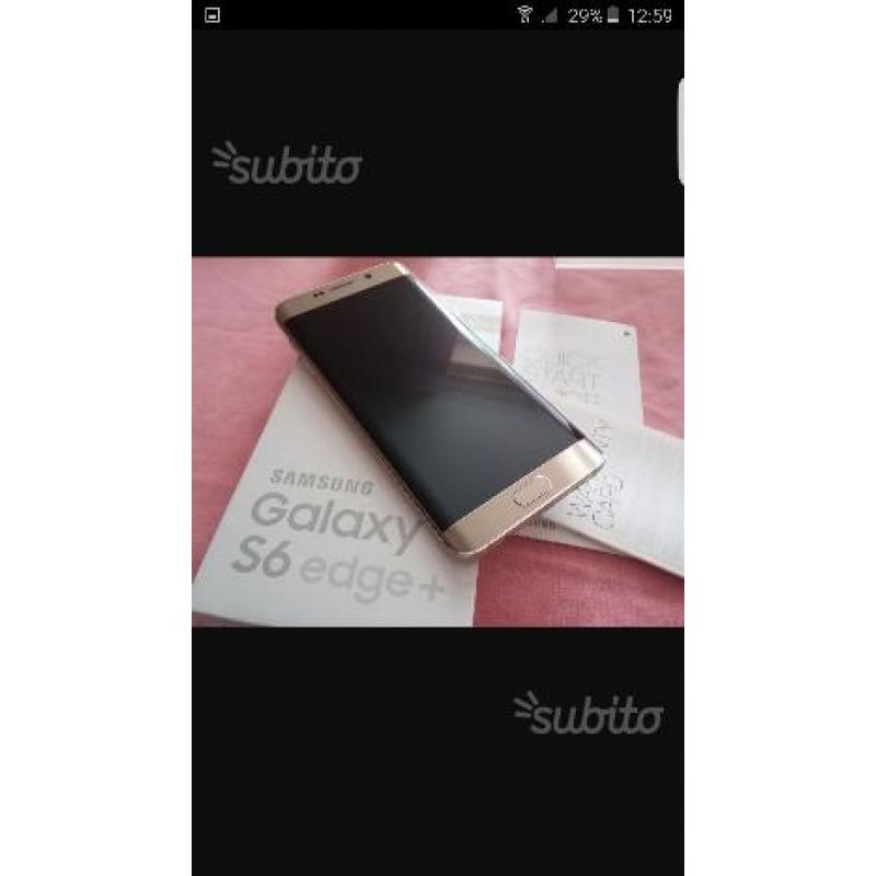 S6 edge plus scatolo garanzia italia come nuovo