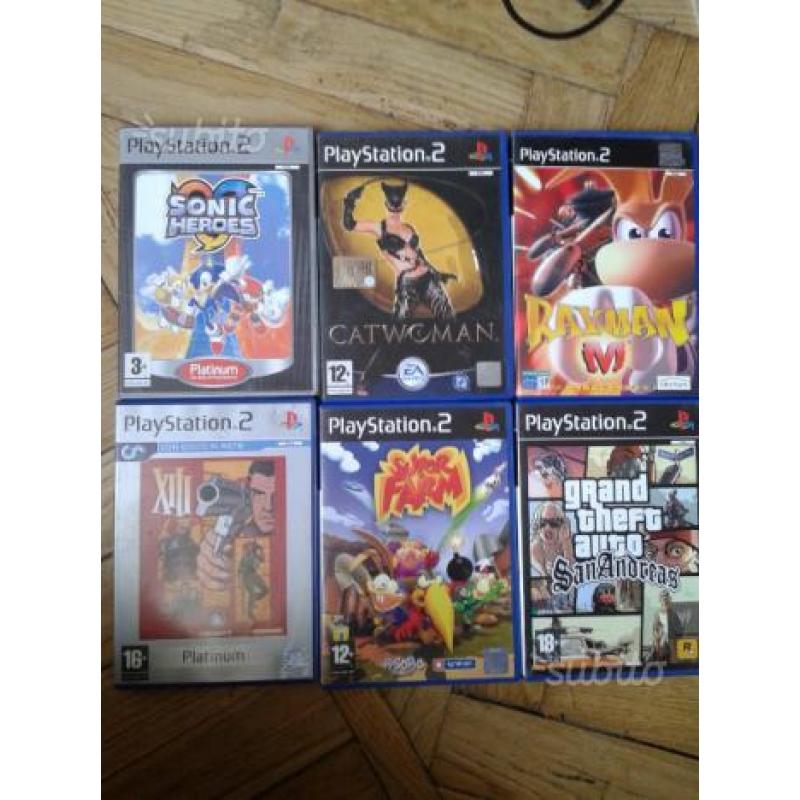 6 games PS2