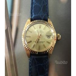 Rolex datejust oro lady originale