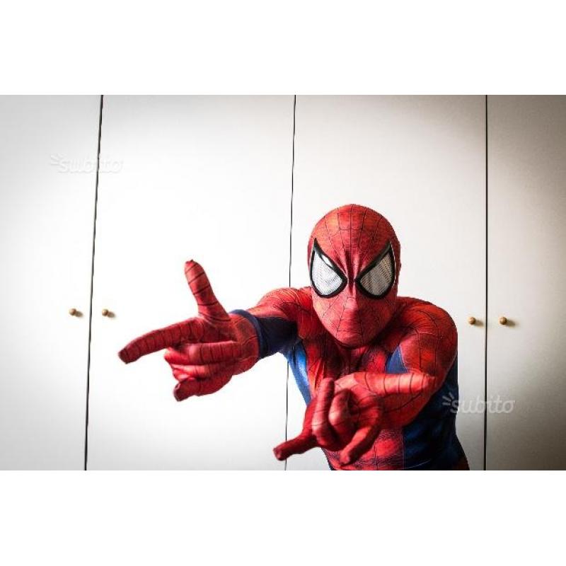 Costume cinematografico Spiderman Marvel deluxe