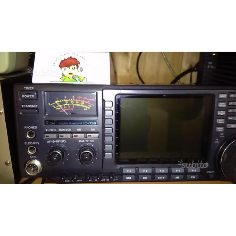 Icom ic 756 hf+50