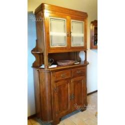 Credenza vetrina rustica taverna legno abete