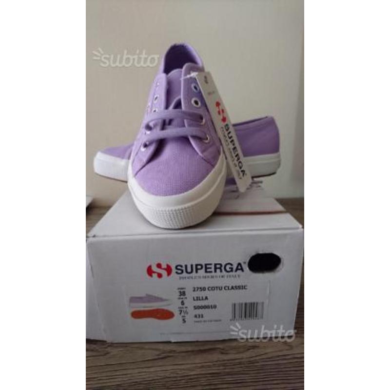 Superga lilla numero 38 nuove