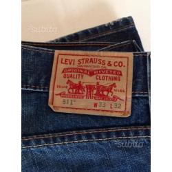 LEVI's 511 misura 33/32 usati