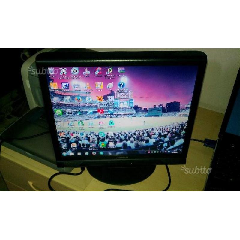 Pc fisso Olidata dual core + monitor lcd 17