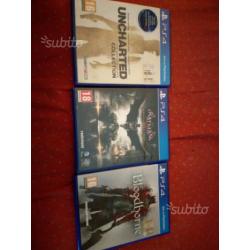 PS4 Batman arkham night,Uncharted e Bloodborne